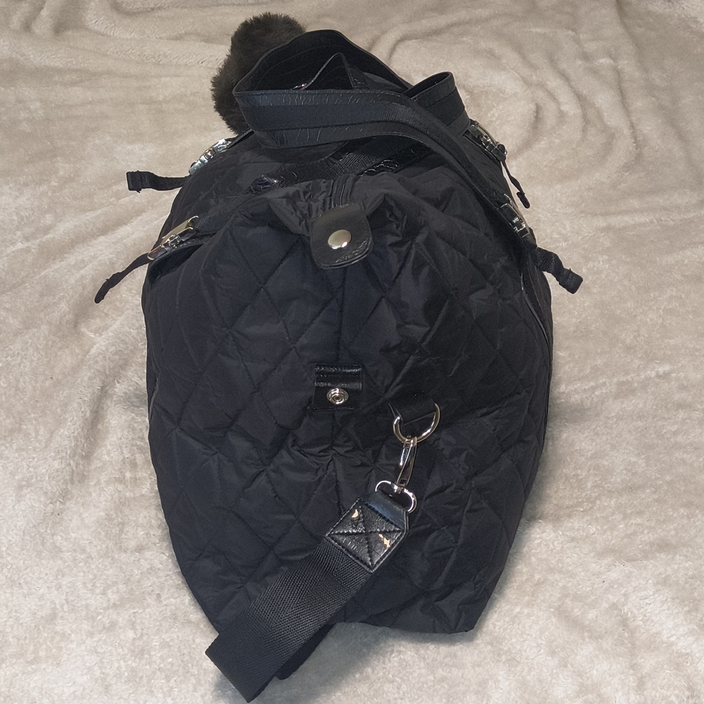 Black Quilted Women's Bag